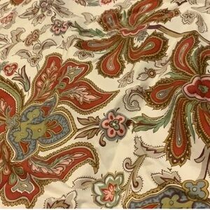 Pottery Barn Multicolor Paisley Accent Pillow